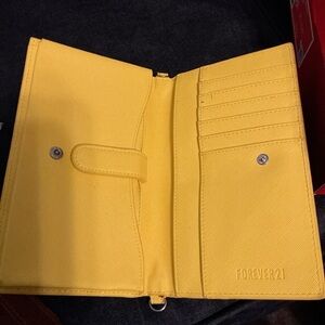 Forever 21 Sunny Yellow Cardholder Wallet